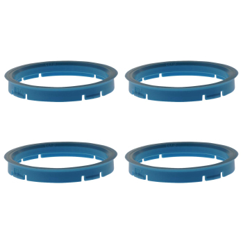 4 Zentrierringe 73,0 mm - 64,2 mm / FZ-System / Farbe - Hellblau