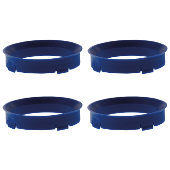 4 Zentrierringe 66,6 mm - 57,1 mm / FZ-System / Farbe - Blau