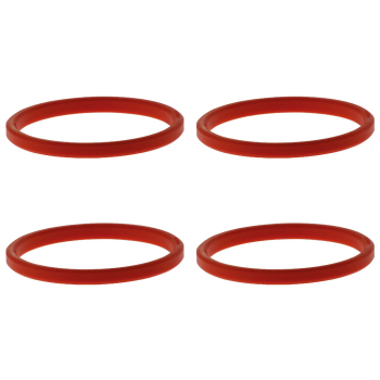 4 Zentrierringe 72,2 mm - 63,4 mm / M-System / Farbe - Rot