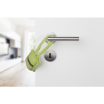 LOOFS-Design door pinch protection doorstop door cord doorstop small apple green