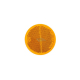 Reflektor 55mm orange RUND  selbstklebend
