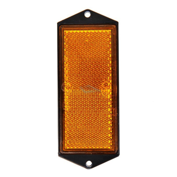 Reflector orange 104x40mm screw mounting