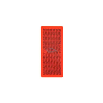 Reflector red 82x36mm self-adhesive