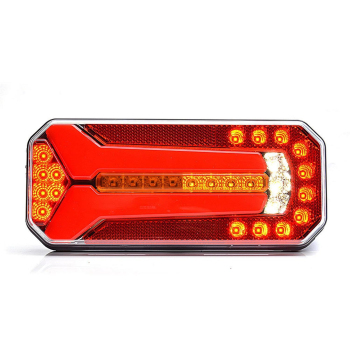 LED Rückleuchte ( L / R ) Lauflicht Blinker (7 Funktionen) 236 x 104mm LKW (7 W)