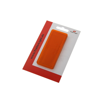 Reflector 96x42 mm orange square Self-adhesive e20...