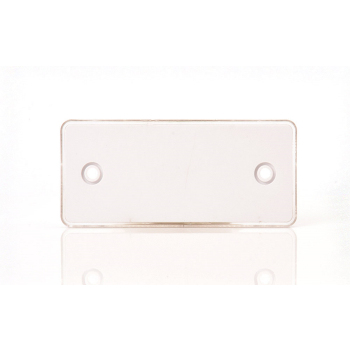 Reflector 96 x 42 x 6mm white square Screw mounting with...