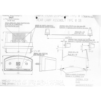Multifunktions- Positions- Kennzeichen Lampe Kennzeichenleuchte 110 x 55mm E20