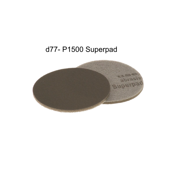 Superpad sanding pad d77mm / 3" - p1500 - useit®-Superfinishing-Pad sg