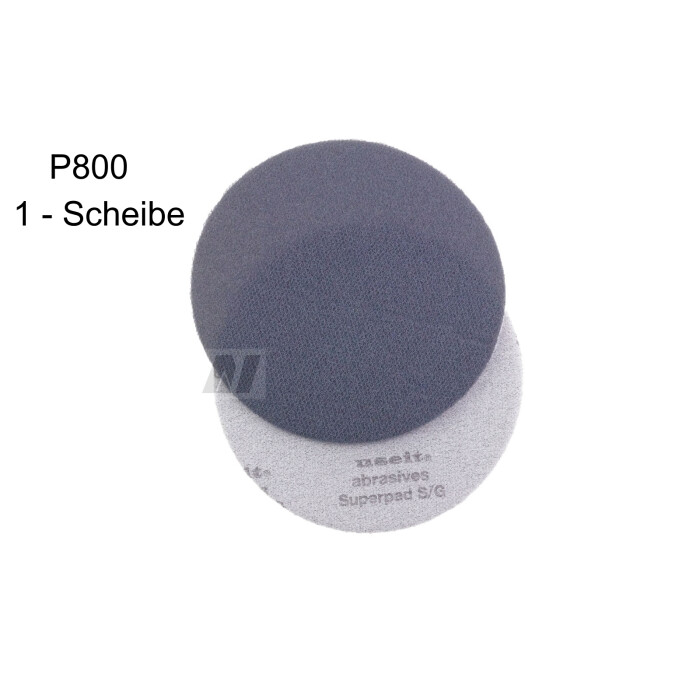 d128mm/5" - P800 -  useit®-Superfinishing-Pad SG