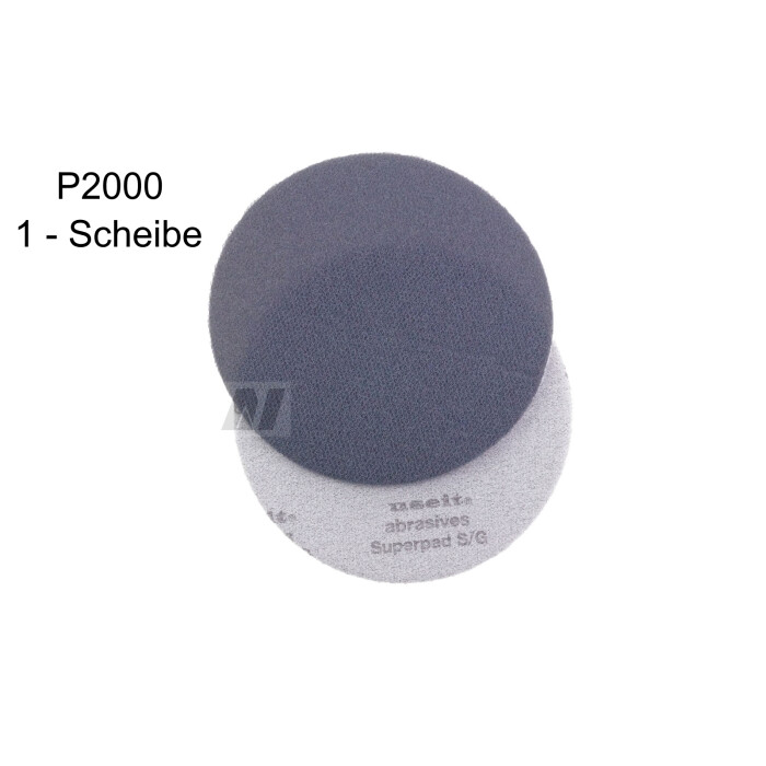 d128mm/5" - P2000 - useit®-Superfinishing-Pad SG2