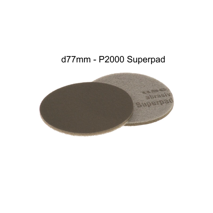 Superpad Schleifpad d77mm / 3" - P2000 -  useit®-Superfinishing-Pad SG2