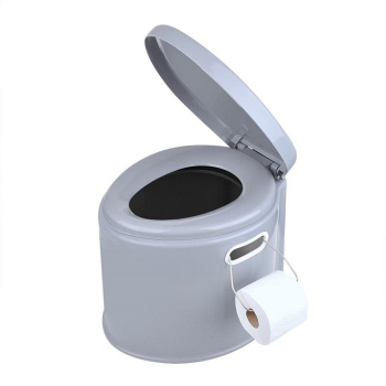 Camping Outdoor Toilette mobil WC mit Sitz mit Deckel...