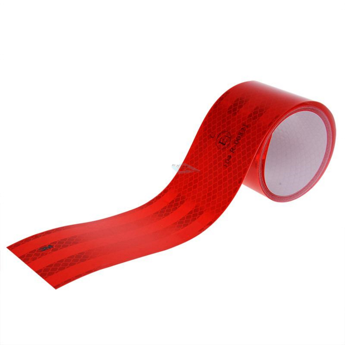 Reflective adhesive tape 3m signal tape Reflective foil self-adhesive length 2m red
