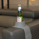 CouchCoaster - Getränke Flaschen Halter für Sofa Sessen Coach Cup Holder Grau