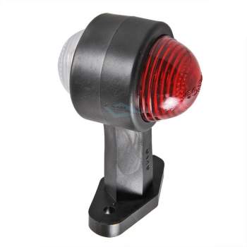 Clearance light marker light red / white 120mm straight bend
