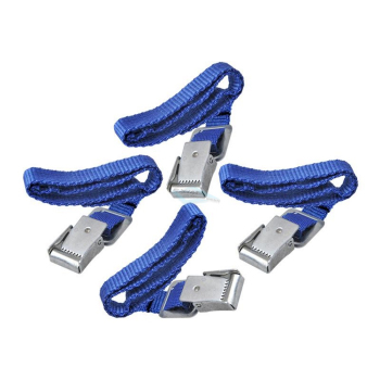 4 pcs. tensioning straps with metal buckle 40cm strap...
