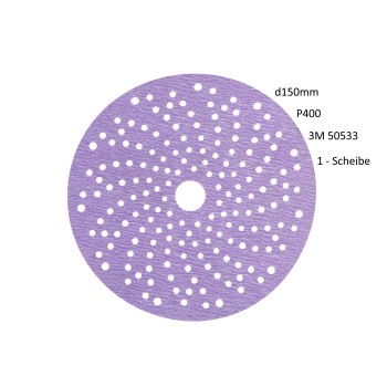 3M Hookit Kletthaftende Scheiben Purple Premium 334U 150...