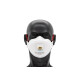 5 x breathing mask Aura 9332+ ffp3 nr d folded particle mask with exhalation valve