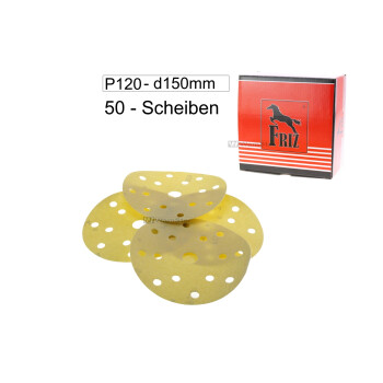 50 x FRIZ Schleifscheibe d150 - P120 15H