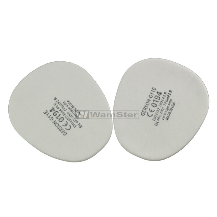 2 x Gerson replacement particulate filter g11e p2 r (1 pair)