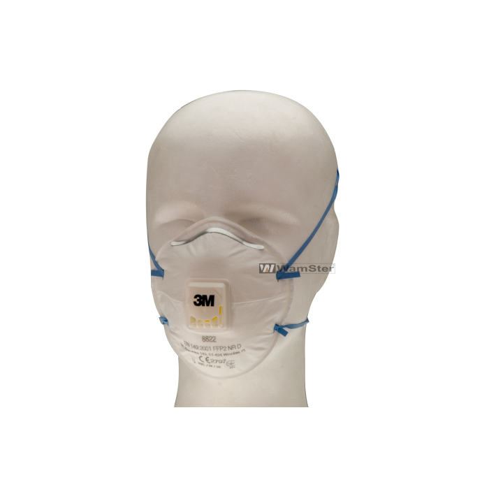 3M™ Einweg-Atemschutzmaske 8822 FFP 2 mit Ausatemventil NR D