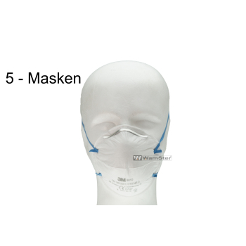 5 x 3M™ Einweg-Atemschutzmaske 8810 FFP 2  NR D