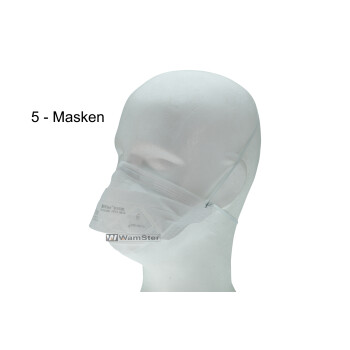 5 x 3M™ 9152E VFlex™ Einweg-Atemschutzmasken...