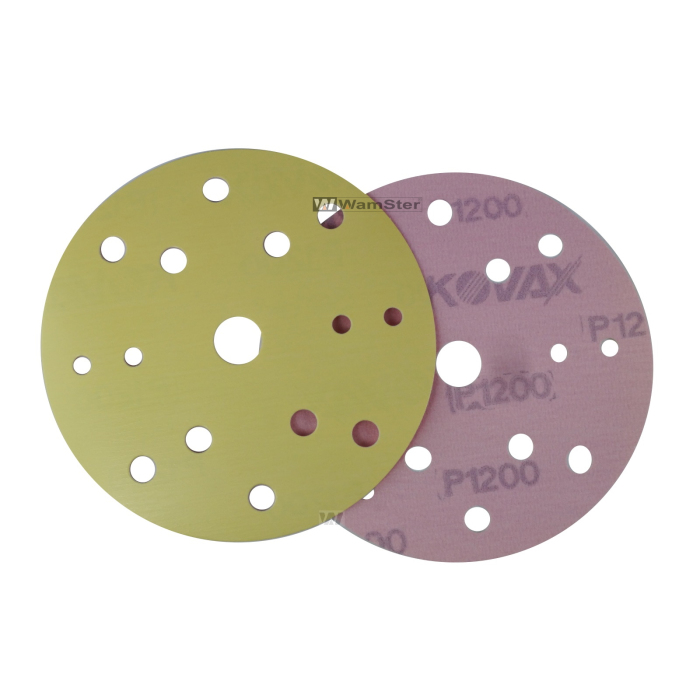 Kovax Yellow Film d150 Foil Disc Dry Grinding 15-Hole