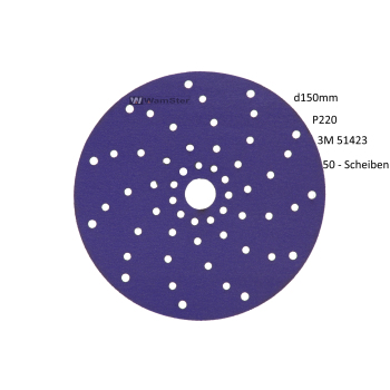 50 x 3m Cubitron ii Hookit Velcro discs Purple Premium...