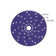 3m Cubitron ii Hookit Velcro Discs Purple Premium 737u, 150 mm, p80, Multihole 51369