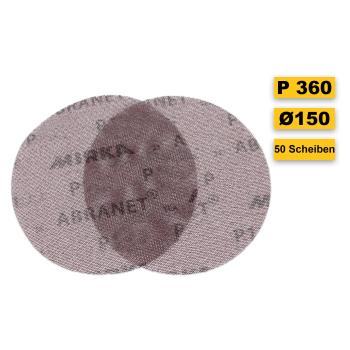 50 x Abranet d150 mm - p360 Abrasive net grinding wheel