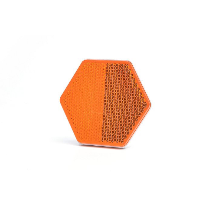 Reflektor orange 82x36mm selbstklebend, 1,95 €