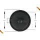 Autogas cap tank cap plug m10 black