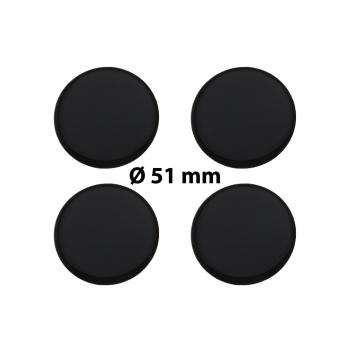 Motiv Black Durchmesser Schwarz 69 mm Embleme für Nabenkappen 4x Silikon Aufkleber